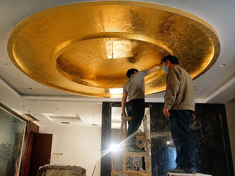Gold Leaf Ceiling Dome