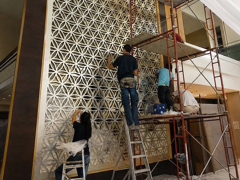 Wall Panelling Gilding